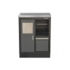 Matabro SET-CA01067 , Dílenská skříňka s nerezovou pracovní deskou | na odpadky | 680x465x950 mm