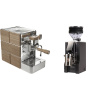 Stone Espresso Mine Premium Wood + Eureka Mignon Zero, CR black