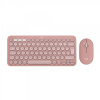 Logitech 920-012241 klávesnica Obsahuje myš Univerzálne RF Wireless + Bluetooth QWERTY US International Ružová (920-012241)