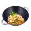Kamille Wok panvica s pokrievkou a príslušenstvom – liatinová 3,6 l na všetky typy sporákov