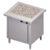 Ohřívací skříň s granitovou varnou deskou 2 kW, 1132x750x880 mm | STALGAST, ST231111 inox