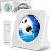 Rádioprehrávač bude PRENOSNÝ PREHRÁVAČ CD Bluetooth biely