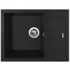 Granitový drez Sinks Amanda 650 Granblack