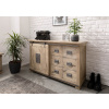 Bighome - IRON Príborník Mango 140x45x85 bielený, lakovaný
