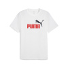 Pánske Tričko s krátkym rukávom PUMA ESS 2 COLOR NO. 1 LOGO TEE 68470802 – Biela