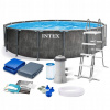 Rám záhradného bazéna INTEX Set 12v1 pre komplexnú zábavu 457x122 (Rámový záhradný bazén 457 x 122 cm set 12v1 INTEX 26742)