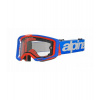 Okuliare VISION 8 WORDMARK, ALPINESTARS (modrá/oranžová, dvojité antifog číre plexi)