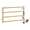 Bemeta Elektrický sušiak uterákov 560x90x370mm, 63W, nerez, mat, zlatá 704153085