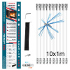 Rotačný čistič komínov TURBO Premium® PRO 10m