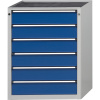 Zásuvková skriňa ,š x h 760 x 675 mm, nosnosť zásuvky 200 kg ANKE