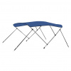 zahrada-XL Strieška Bimini s 3 oblúkmi, modrá 183x160x137 cm 92364