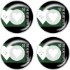 kolieska HEART SUPPLY EVEN WHEELS Hunter Green 99A 50 mm