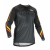 dres LITE, FLY RACING - USA 2022 (kov/červená/žltá) M170-0116