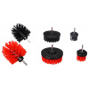 Sada kartáčů na vrtačku pro čištění auta CAR DETAILING DRILL BRUSH 6, 6ks