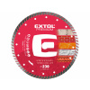 EXTOL PREMIUM Kotúč rezný diamantový Turbo Long Life, 230mm, EXTOL PREMIUM 108955
