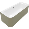 VILLEROY & BOCH Loop & Friends Square voľne stojaca vaňa akrylátová, pre pristavenie k stene (bez spoja medzi panelom a vaňou), odtok v strede, 1800 x 800 x 600 mm, Colour on Demand, biela alpská, UBA