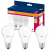 Žiarovka, žiarivka - 3x LED žiarovka E27 13W = 100W 1521LM 2700K OSRAM (3x LED žiarovka E27 13W = 100W 1521LM 2700K OSRAM)
