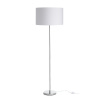 RENDL NYC/RON 40/25 stojanová Polycotton biela/chróm 230V LED E27 15W