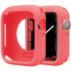AppleKing ochranné silikónové púzdro pre Apple Watch 38mm / 40mm - koralové - možnosť vrátiť tovar ZADARMO do 30tich dní