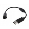 ŠEDÝ ADAPTÉROVÝ KABEL PRECHODOVKA USB DO PADA XBOX 360 OVLÁDAČ NA USB 25CM