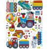 K1046 Samolepiaca dekorácia WALL STICKER TRAIN 65 × 85 cm