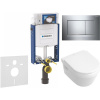 GEBERIT Kombifix súprava 5v1 - inštalačný modul, závesné WC DirectFlush a Softclose WC sedadlo VILLEROY & BOCH Architectura, tlačidlo Sigma20 Square, 115.883.KH.1 (lesklý chróm), 110.302.00.5 NB6