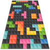 Vnútorné vinylový koberec Vnútorné vinylový koberec tetris kocky dww-w0000986