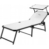 Field Bed Brunner 198 cm x 64 cm biela (Plážové slnečné lôžko s Brunner Marbellou High)