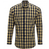 Premier Workwear Pánska bavlnená košeľa s dlhým rukávom PR250 Camel -ca. Pantone 132 S