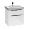 Villeroy & Boch Subway 2.0 Umývadlová skrinka, 59x59x45 cm, 2 zásuvky, Glosy White A90910DH