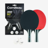 CORNILLEAU Súprava Pack Duo na stolný tenis 2 rakety a 3 loptičky konkávny tvar