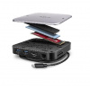 Axagon AXAGON HMC-UFO, USB 10Gbps hub, 2x USB-A, USB-C, HDMI 4k/60, RJ-45, M.2 slot, SD/mSD, audio, PD 100W, kabel USB-C 65cm