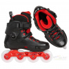 Powerslide Kolečkové brusle Next Black Red 80 Trinity (Velikost eur: 36-37, Počet koleček: 4x, Velikost koleček: 80mm)