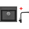 Sinks SOLO 560 Metalblack + ELKA Čierná matná