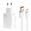 Xiaomi USB typ C nástenná nabíjačka pre Xiaomi 0 mA 11 V 6MA0007EU6 biela (Originálna sieťová nabíjačka XIAOMI MDY-11-EZ kábel TYPE-C 6A 33W Turbo)