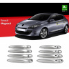 Nerez kryty kľučiek Renault Mégane III - 8 ks