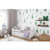 BabyBeds Detská posteľ s domčekom ALA Farebné prevedenie: Biela, Velikost postele: 160x80 cm, Úložný priestor k posteli: Áno, s úložným priestorom