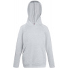 F.O.L. | Kids Lightweight Hooded Sweat, Detská mikina s kapucňou, sivá Heather, 5-6
