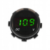 Motocyklový voltmeter s farebným 12V displejom