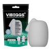 VIBEGGS Ribs Delight vibračné vajíčko masturbátor biela