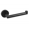 Sapho X-ROUND BLACK držiak toaletného papiera, čierný mat SPH XR703B