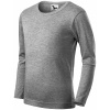 Malfini 121 Fit-T LS, tmavosivý melír, 146cm / 10rokov