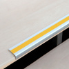 Protišmyková schodová lišta Aluminium m2, univerzálna, žltá, š 800 mm, hrúbka materiálu 3 mm