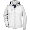 James & Nicholson Bunda JN 1077 Maritim, 3-vrstvá, softshellová, dámská COT021077l3705-white/white 2XL Bílá/navy