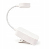 LED lampička na čítanie kníh s klipom, 3 farby svetla, flexibilná, bezdrôtová