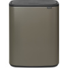 Odpadkový kôš Bo Touch Bin 2 x 30 l platinový