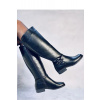 Dámske jazdecké čižmy YL85 Black - Diamantique 40 černá