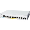 Cisco Catalyst 1300-8P-E-2G - Přepínač - L3 - řízený - 8 x 10/100/1000 (PoE+) + 2 x combo Gigabit S C1300-8P-E-2G