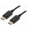 Kabel DisplayPort 1.2,HDCP 1.3 PVC černá 28AWG Žíla Cu