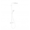 Hansgrohe Raindance S - Sprchový set s termostatom, priemer 24 cm, 3 prúdy, EcoSmart, matná biela 28823700